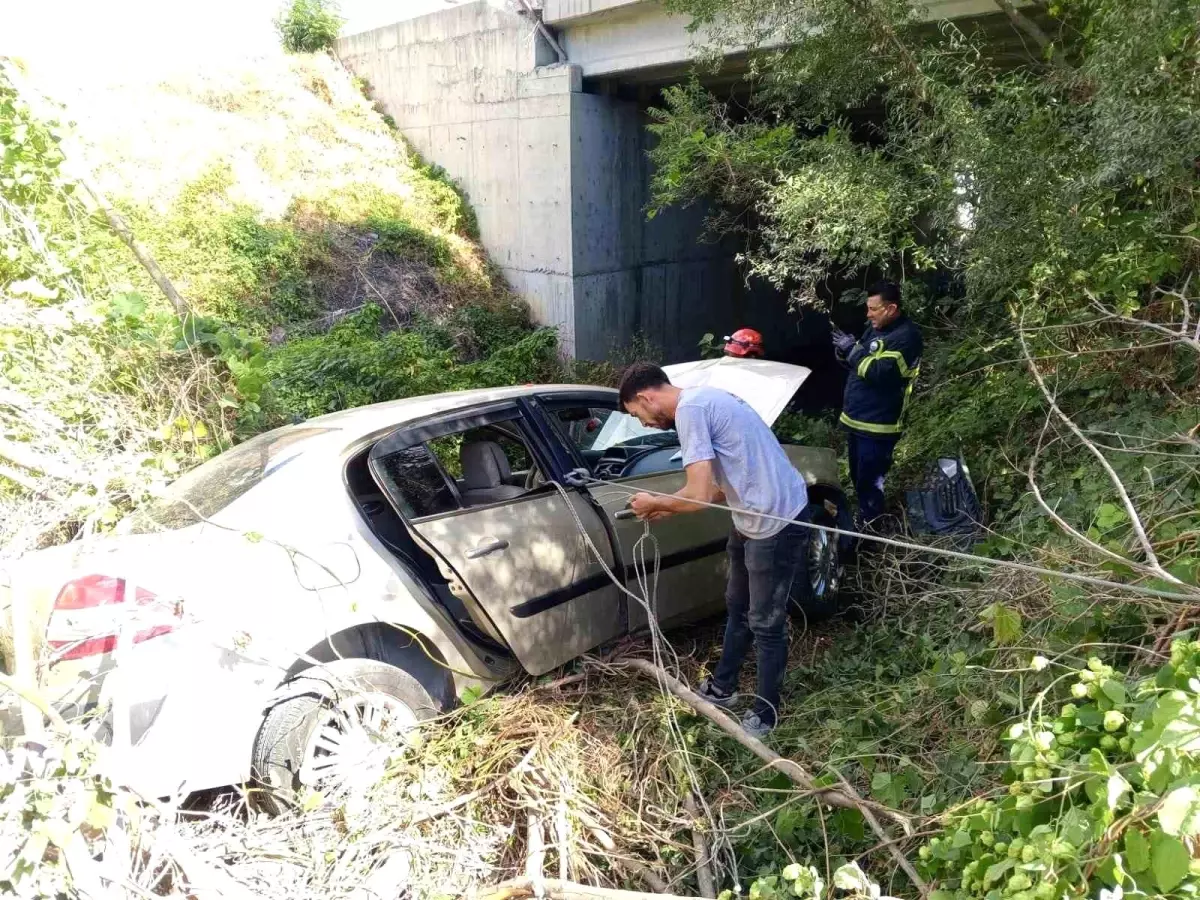 bilecikte otomobil dere yatagina uctu 2 yarali sqmL87Ql