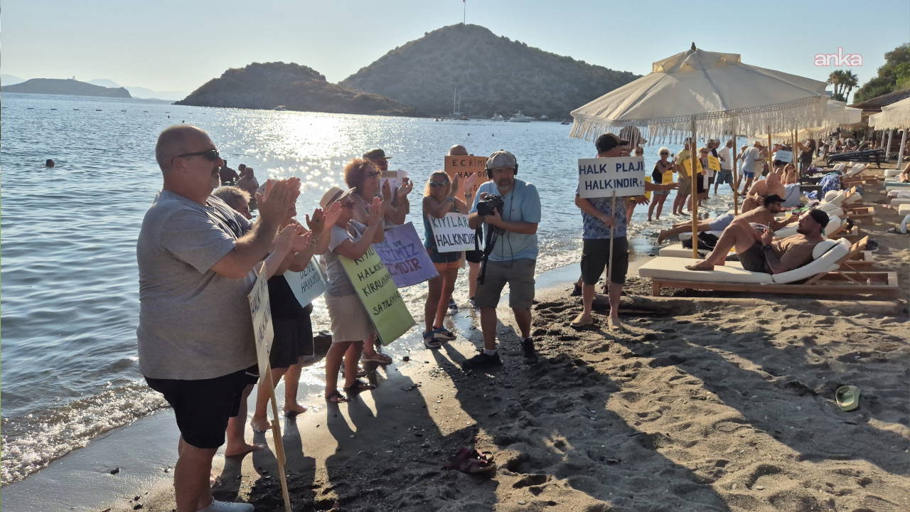 Bodrum’da ‘kıyılardan eşit ve özgürce yararlanma hakkı’ eylemi
